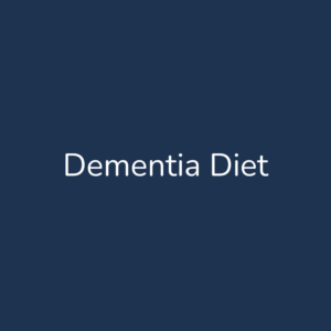 Dementia Diet